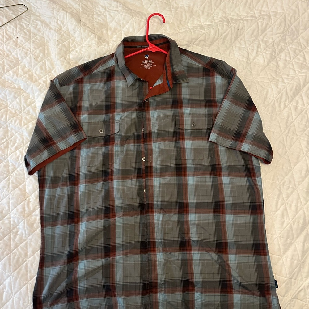 Kuhl Men’s plaid button up short sleeve